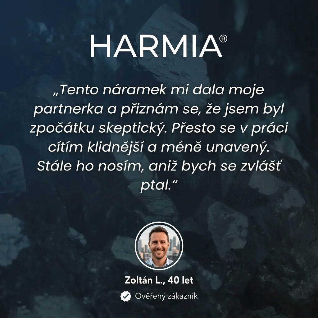 HARMIA® – Magnetický Hematitový Náramek